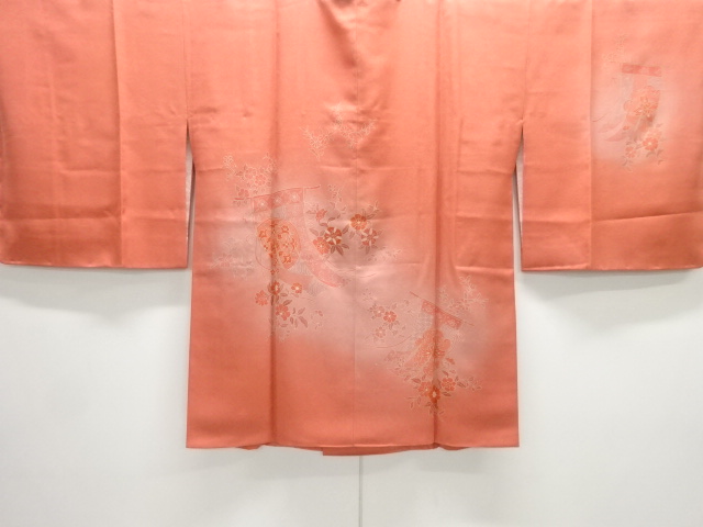 JAPANESE MICHIYUKI COAT / UNUSED / FLORAL PLANTS